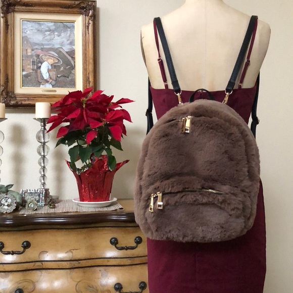 LF Handbags - LF fluffy backpack